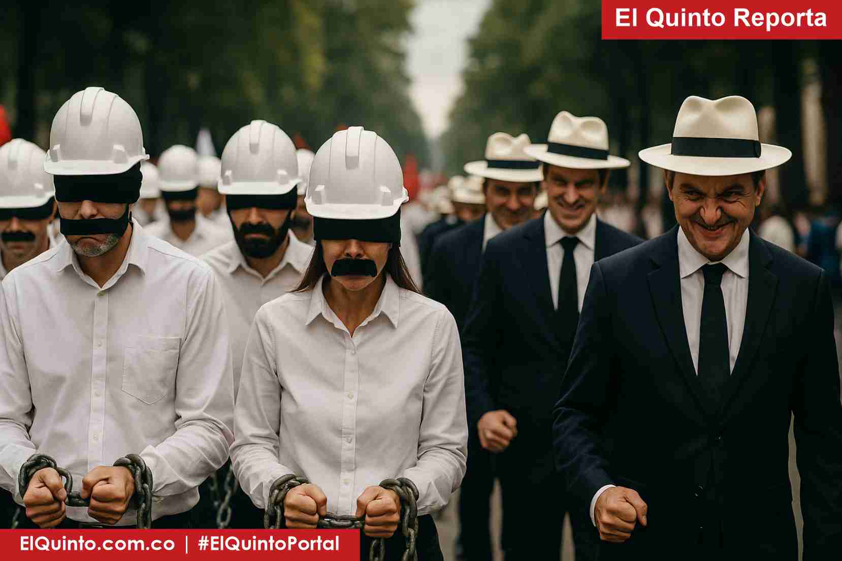 ¿Obligados a marchar contra el gobierno?