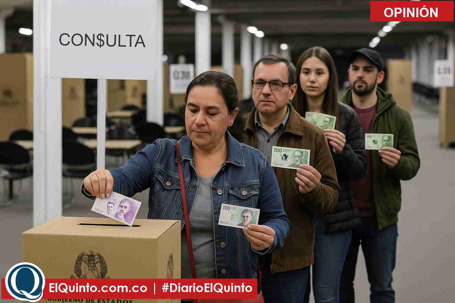 Consultas, sí, pero sin financiación pública